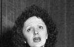 Edith Piaf: biografija, najbolje pjesme, zanimljive činjenice, poslušajte