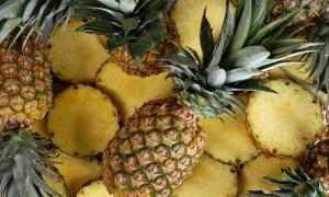 Nakladaný ananás Konzervovaný ananás na zimné recepty